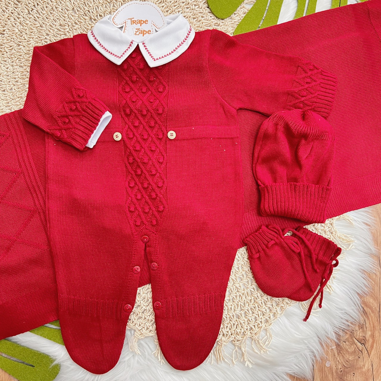 Saída de Maternidade Hope - Vermelho